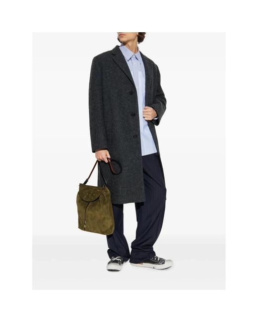 Maison Margiela Blue Straight Trousers for men