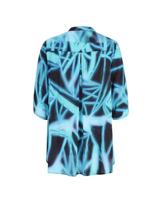 Doris S Blue Bluse Mit Grafikdruck