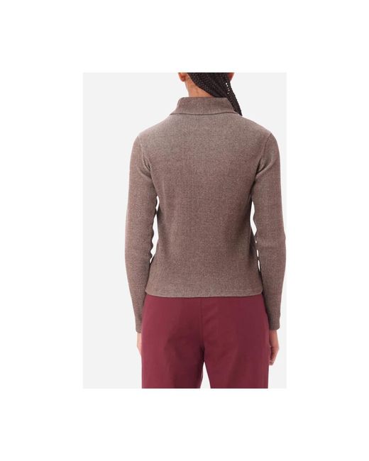 Obey Truien & Vesten ,Bruin ,Katoen Alias Turtleneck in het Red