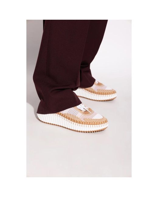 Chloé Natural Sneakers