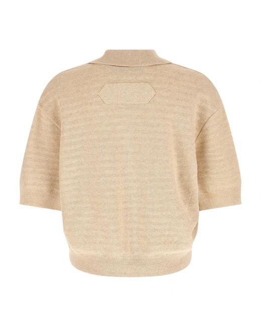 Jacquemus Natural Polo Shirts for men