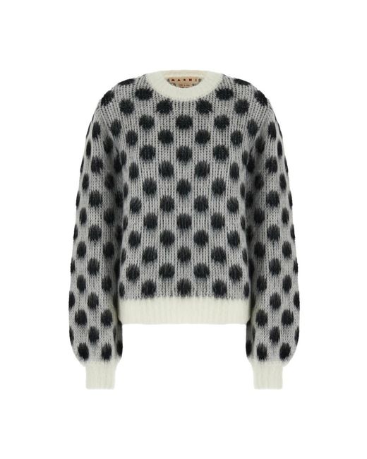Knitwear > round-neck knitwear Marni en coloris Black