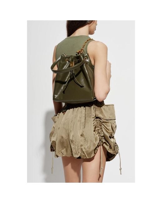 Balmain Green Backpacks