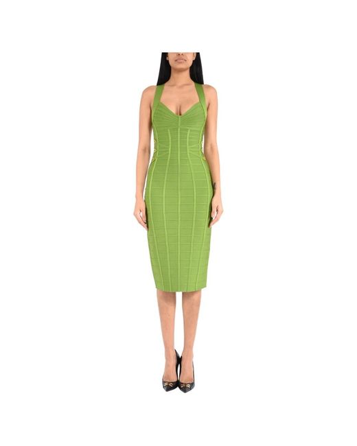 Elisabetta Franchi Green Party Dresses
