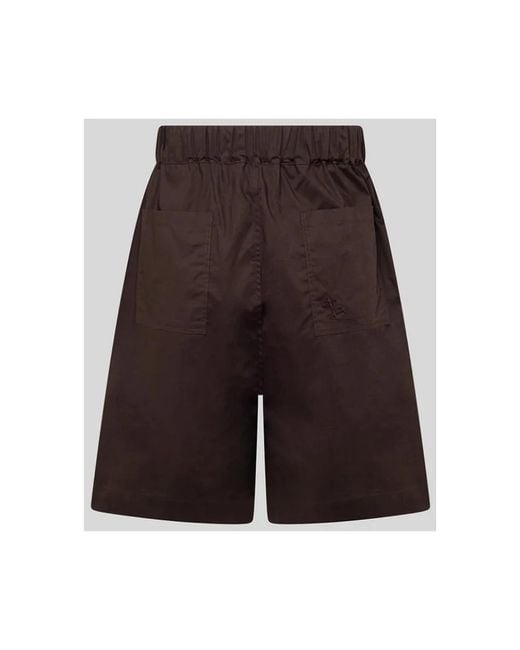 Laneus Brown Casual Shorts for men