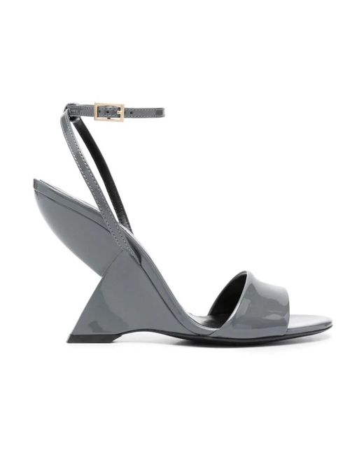 Semicouture Gray High Heel Sandals
