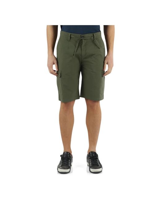 Daniele Alessandrini Green Casual Shorts for men