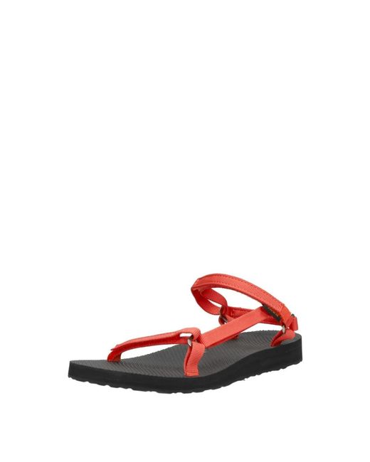 Flat Sandals Teva en coloris Red