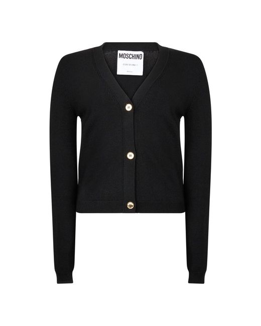 Cardigans Moschino en coloris Black