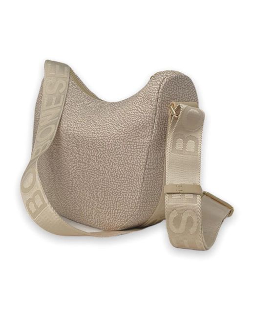 Borbonese Gray Shoulder Bags