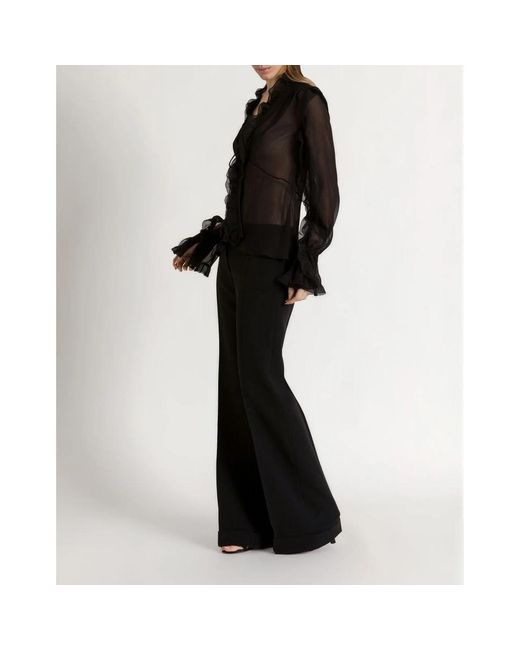 Alberta Ferretti Black Blouses