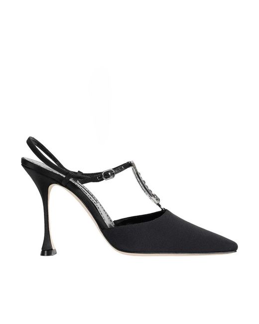 Manolo Blahnik Blue Pumps