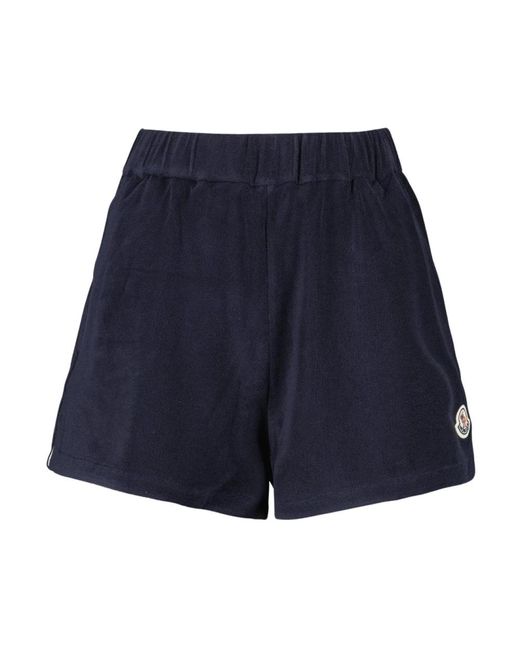 Moncler Blue Short Shorts