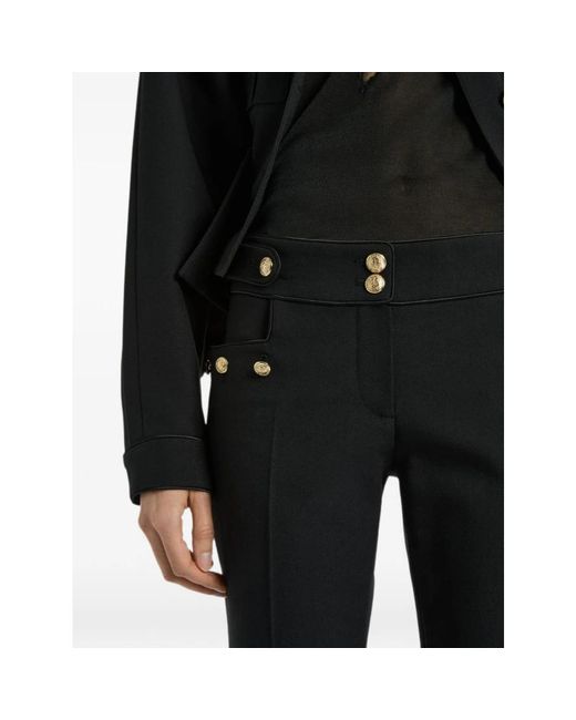 Balmain Rechte Broek in het Black