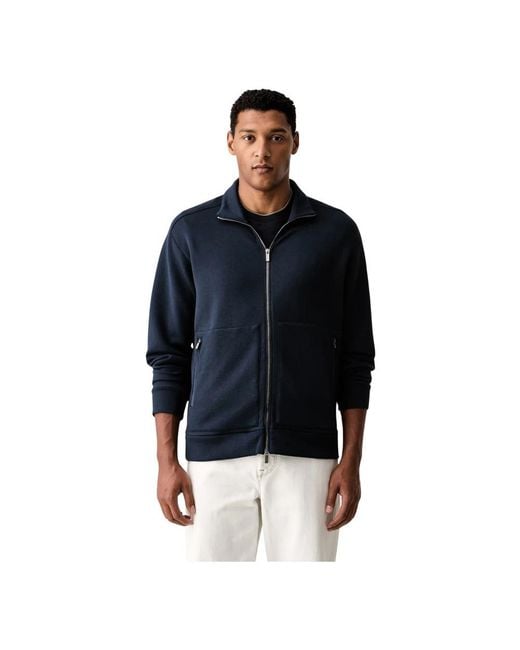 Paul & Shark Zip-Through Sweatshirt in het Blue voor heren