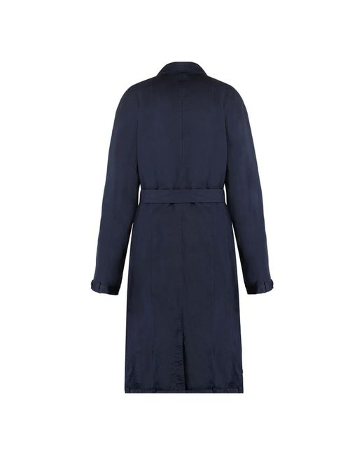 Balenciaga Blue Belted Coats