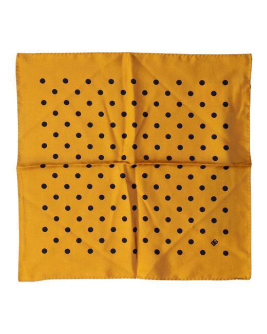 Dolce & Gabbana Einstecktuch in Yellow für Herren