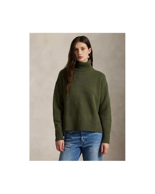 Turtlenecks di Polo Ralph Lauren in Green