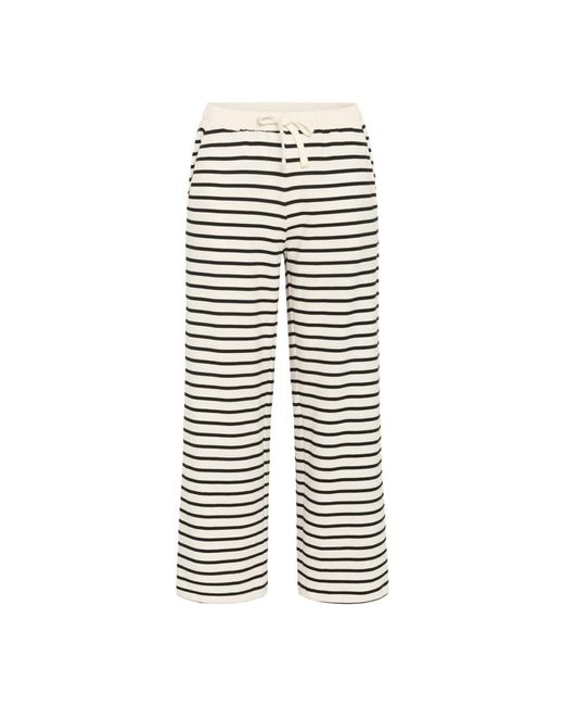 Straight Trousers Part Two de color Natural