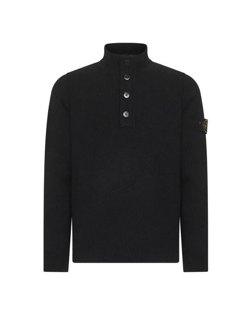 Stone Island Black Turtlenecks for men