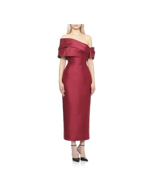 Solace London Red Party Dresses
