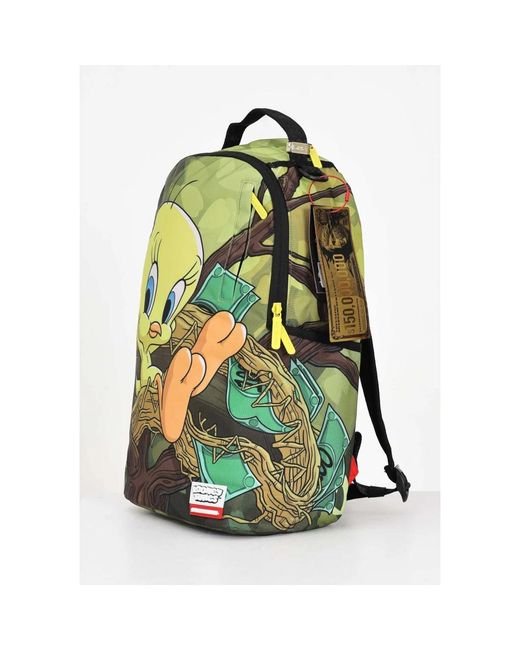 Sprayground Green Backpacks