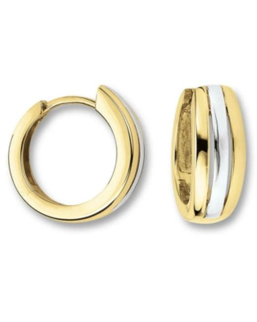 ONE ELEMENT Metallic Creolen Ohrringe