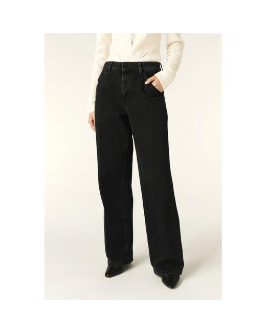 Ba&sh Straight Trousers in het Black