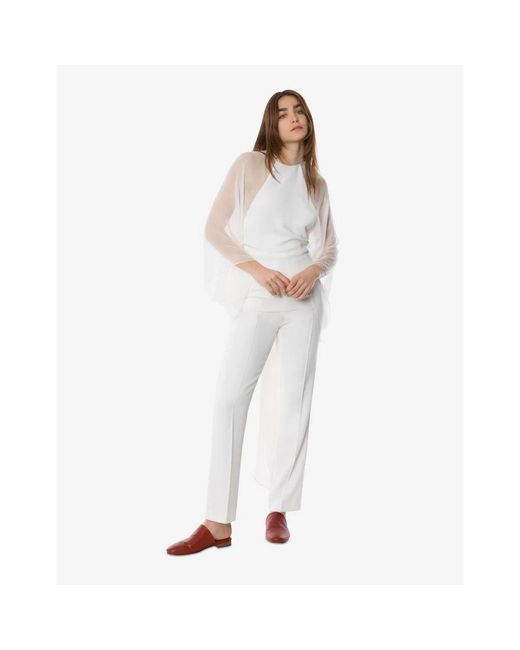 Alberta Ferretti White Blouses