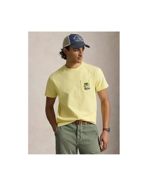 Polo Ralph Lauren Yellow T-Shirts for men