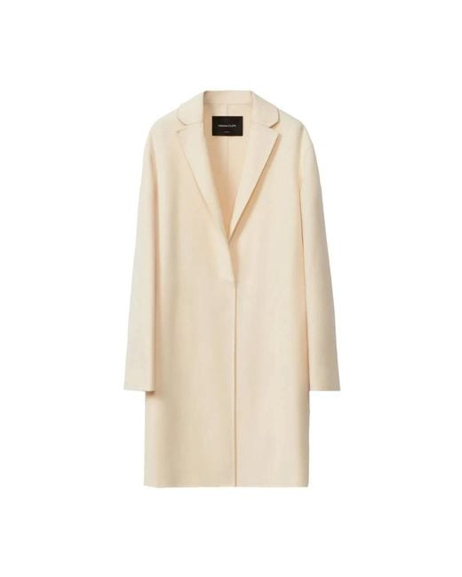 Fabiana Filippi Natural Single-Breasted Coats