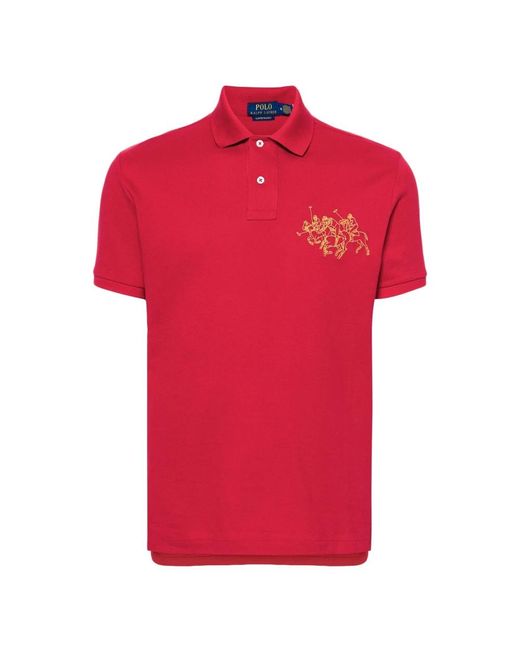Polo Ralph Lauren Red Polo Shirts for men
