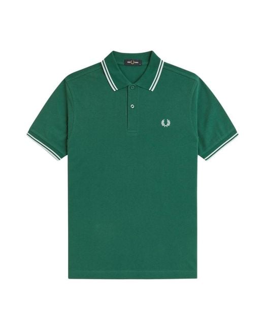 Fred Perry Green Polo Shirts for men
