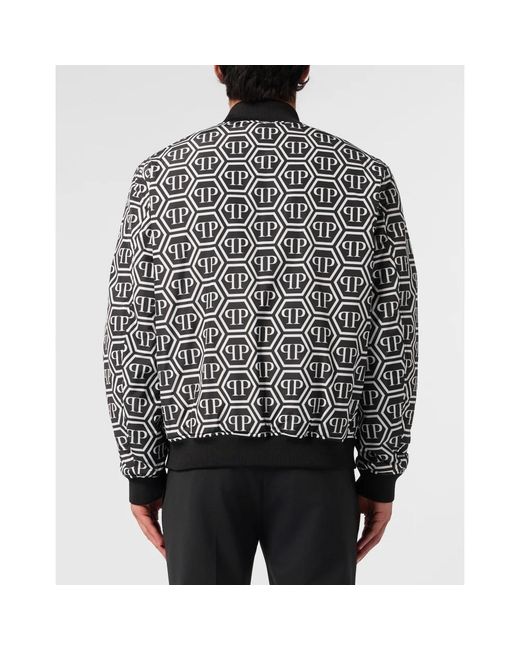 Philipp Plein Bomber Jassen in het Black voor heren