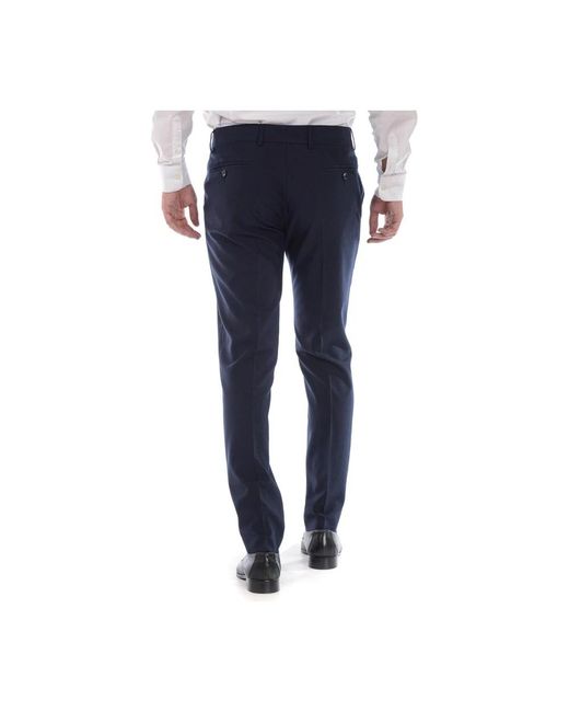 Daniele Alessandrini Blue Suit Trousers for men