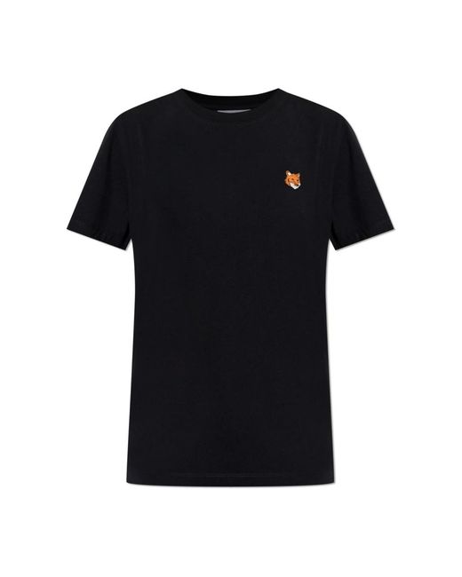 Maison Kitsuné Black T-Shirts