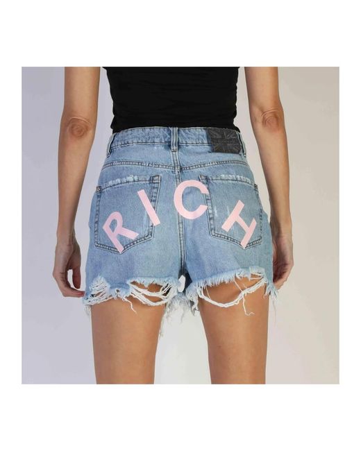 Shorts > denim shorts RICHMOND en coloris Blue