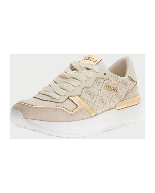 Guess White Vinsa Runner Sneakers