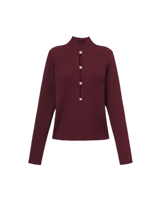 Turtlenecks Self-Portrait de color Purple