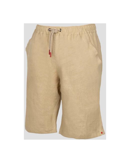 Kiton Natural Casual Shorts for men