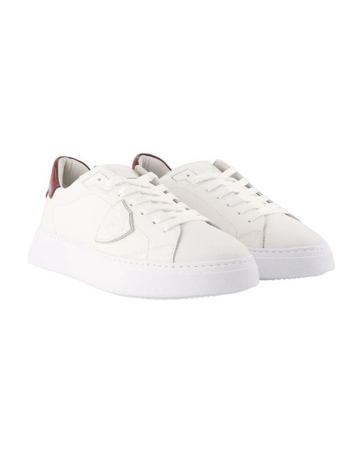 Philippe Model White Sneakers for men