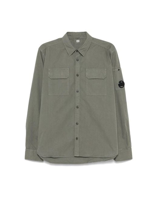 C P Company Green Casual Shirts for men