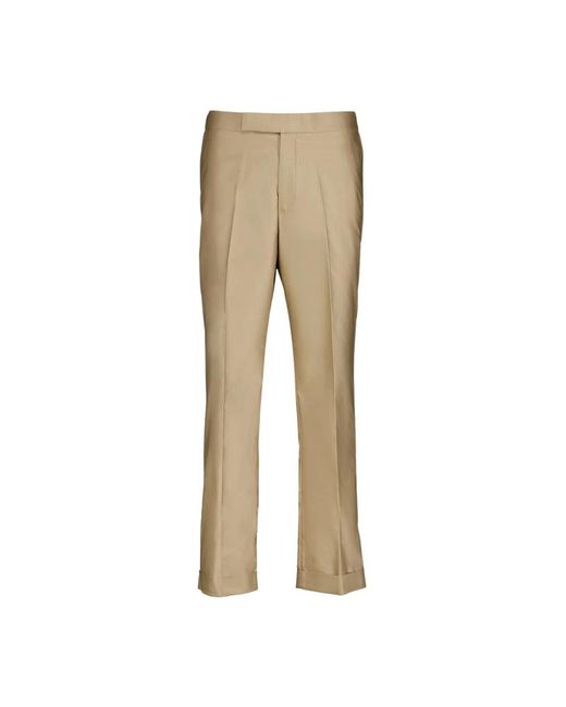 McQueen Natural Straight Trousers for men