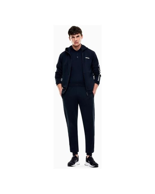 EA7 Blue Polo Shirts for men