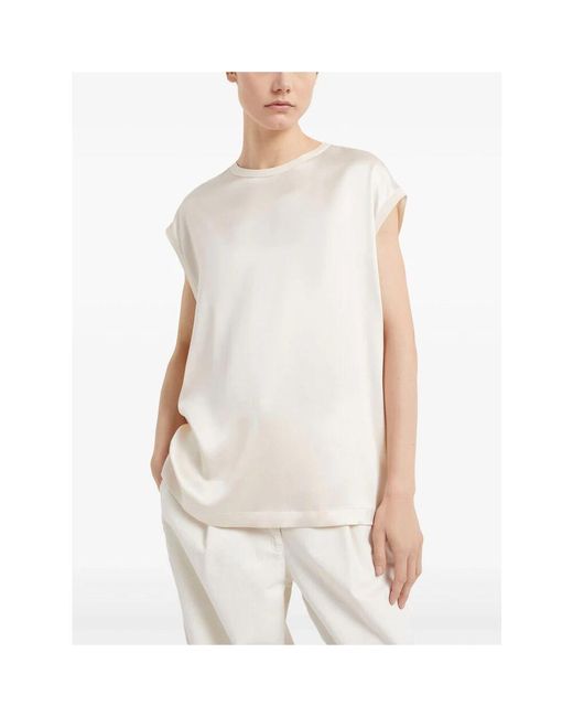 Blouses di Brunello Cucinelli in White