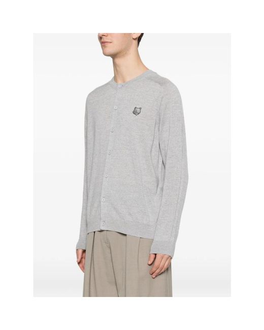 Maison Kitsuné Gray Cardigans for men