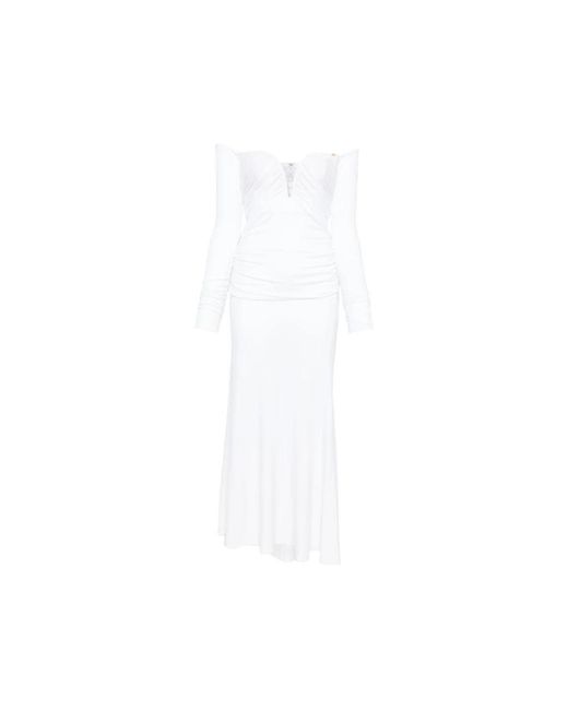 Elisabetta Franchi White Party Dresses