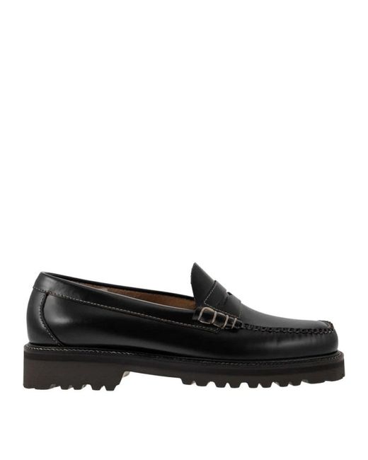 G.H.BASS Black Loafers for men