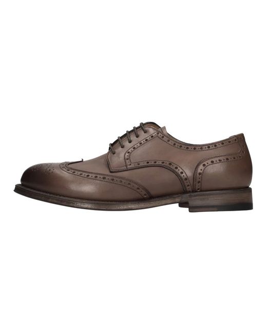Neil Barrett Brown Laced Shoes for men