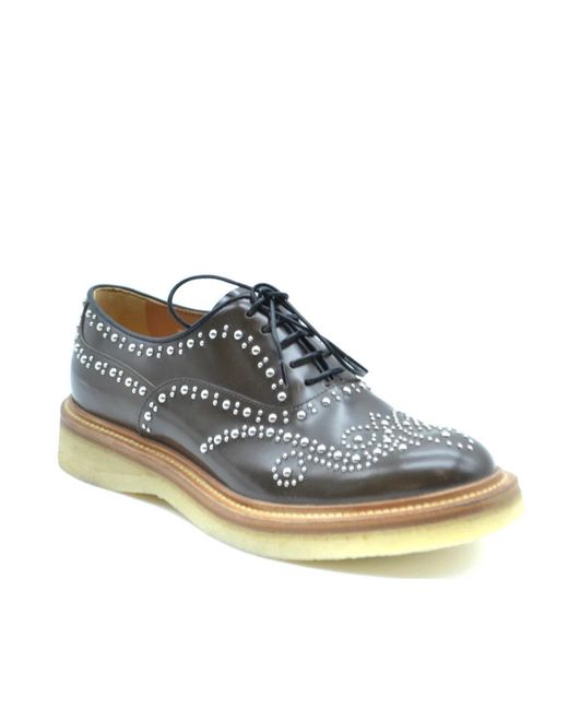 Church's Gray Laced Shoes